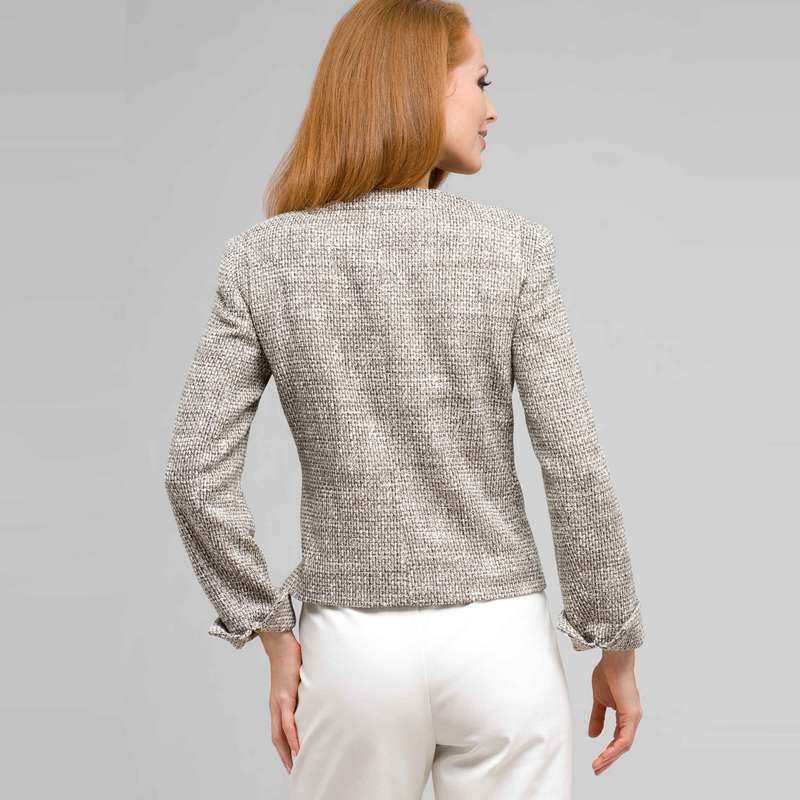 Button Front Jacket, Fern Multi, large image number 1