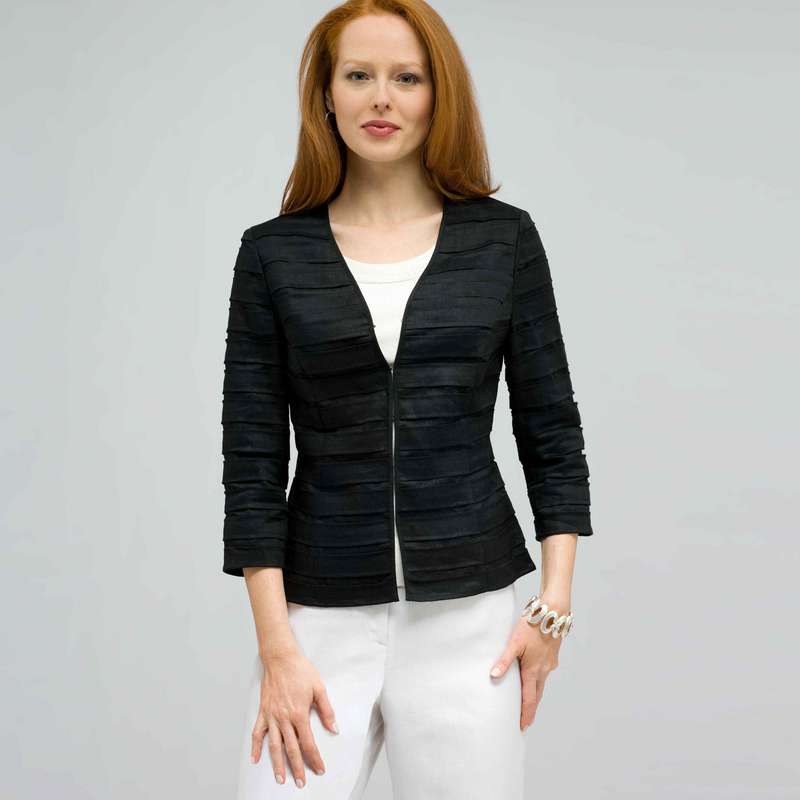 Pleated Jacket., , large image number 0